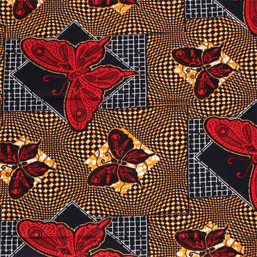 Butterfly Print Fabric: 6 Yds image 0