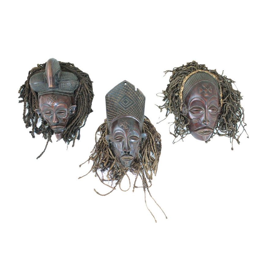 CONGOLESE CHOKWE MASK (0.9LBS) image 0