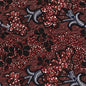 Burgundy Floral Print Fabric: 6 Yds image 0