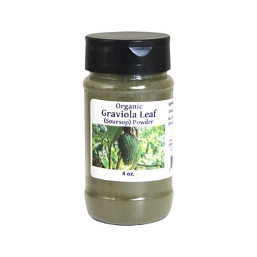 Organic Graviola Leaf (Soursop) Powder – 4 oz. image 0