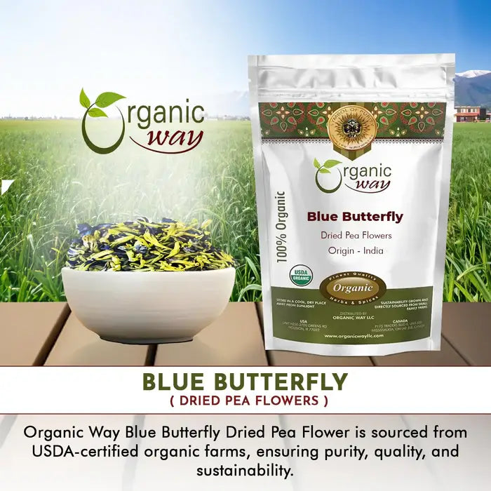 Blue Butterfly Pea Flowers (4 oz) image 2