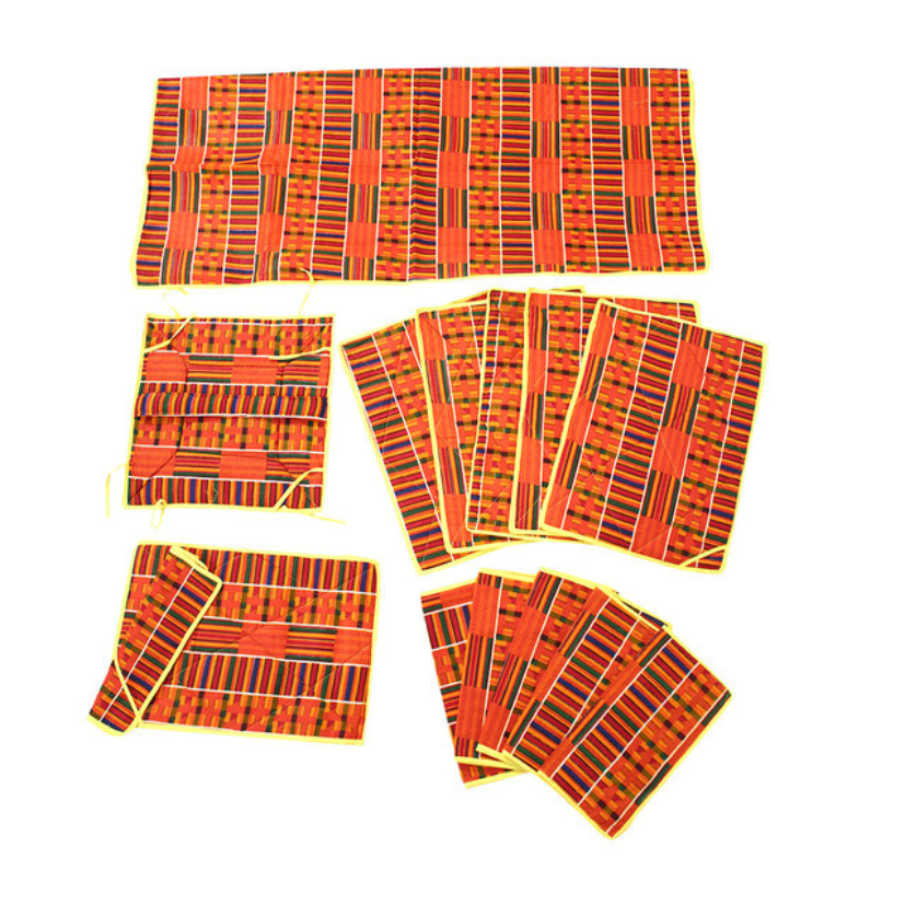 KENTE DESIGN TABLE SET #1 image 2