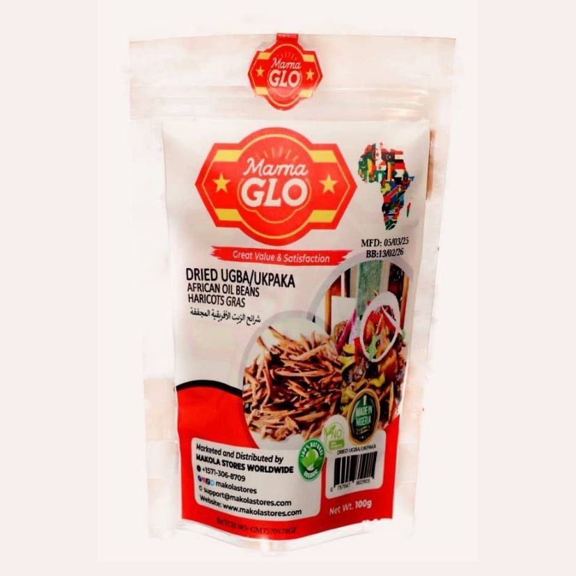 Mama Glo - Dried Ugba/ Ukpaka/ African Oil Beans (100g) image 0