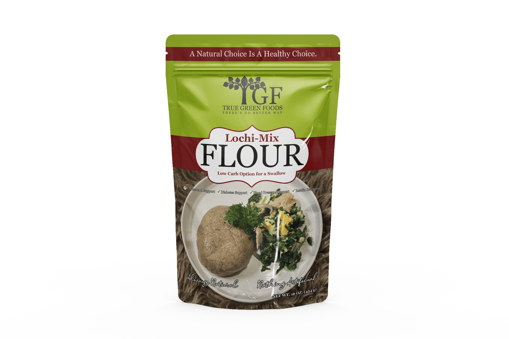 TRUE GREEN FOODS -LOCHI-MIX FLOUR (0.5LBS) image 0