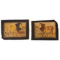 BANANA LEAF PAINTING (0.03LBS) - LION image