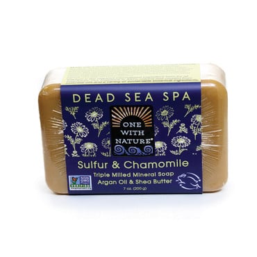 Dead Sea Minerals: Sulfur & Chamomile Mineral Soap - 7 oz. image 0