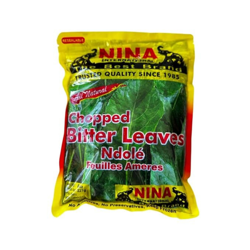 NINA CHOPPED BITTER LEAVES (0.5LBS) image 0
