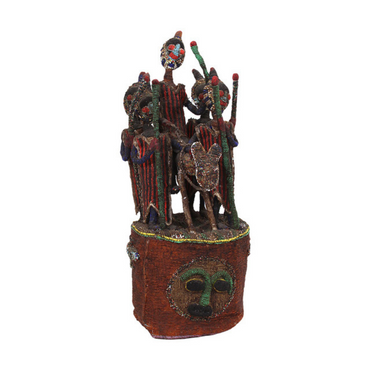 YORUBA CHIEF CORONATION CROWN (10.0LBS) - STYLE 1 image