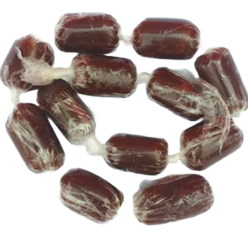 50 PIECES OF GHANA KUBE TOFFEE/NIGERIAN BABA DUDU/COCONUT CANDY (WHOLESALE AVAILABLE) (NANLBS) image 0