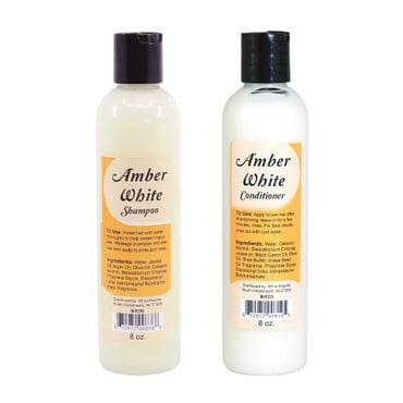 Amber White Shampoo & Conditioner Set (8 oz.) image 0