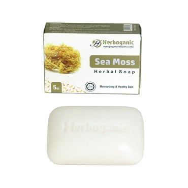 Herboganic: Herbal Sea Moss Soap 100% Natural image 0