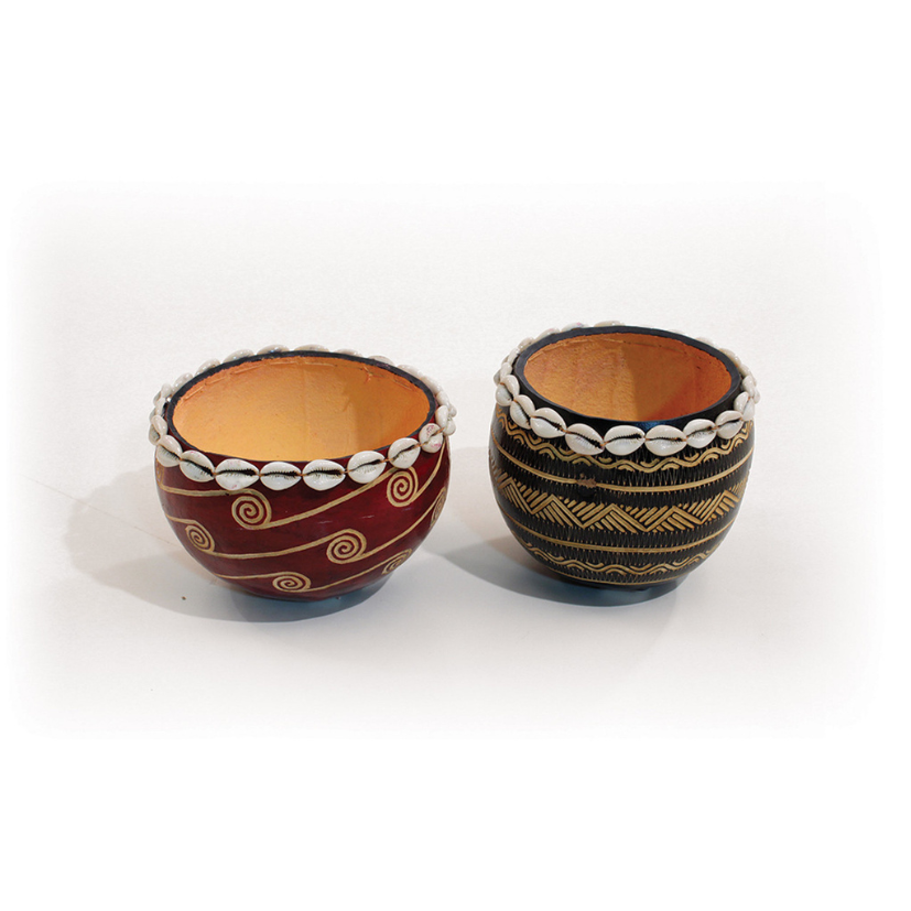 KENYAN GOURD CALABASH BOWL - 5-6" (1.0LBS) image 0
