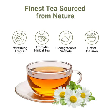 Natural Chamomile Flower Tea Bags image 1
