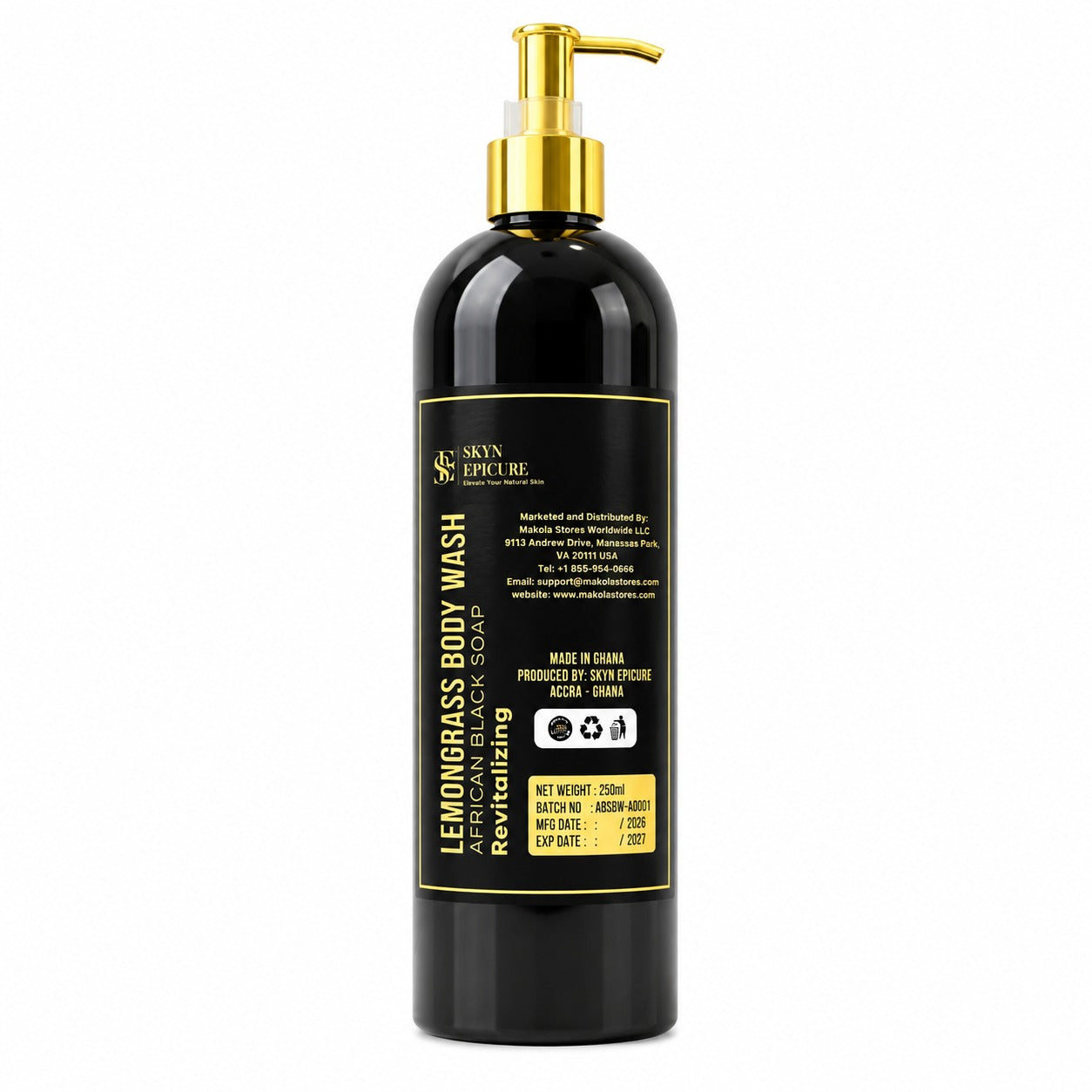 Skyn Epicure Lemongrass African Black Soap