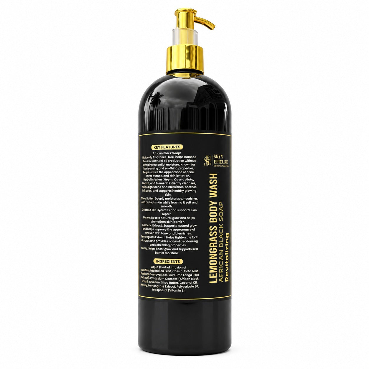 Skyn Epicure Lemongrass African Black Soap