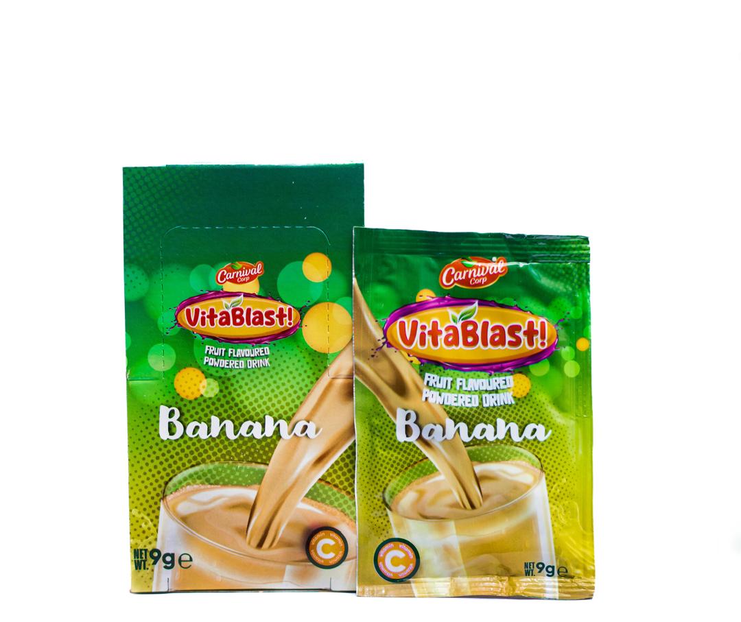 VitaBlast Banana Fruit Flavored Powdered Drink image 0