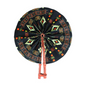 BLACK AFRICAN PRINT FOLDING FAN (0.19LBS) image 0