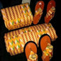 AFRICAN CLOTH WITH NATIVE SANDALS (4.4LBS) image 0