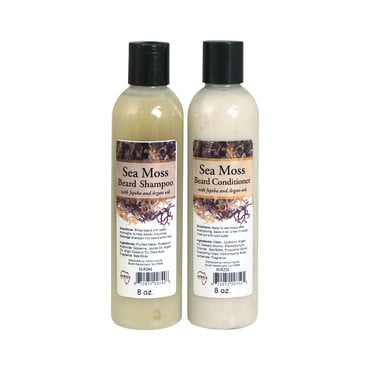 Sea Moss Beard Wash Shampoo & Conditioner Set image 0