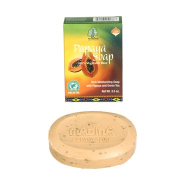 Madina: Papaya Soap - 3½ oz. image 0