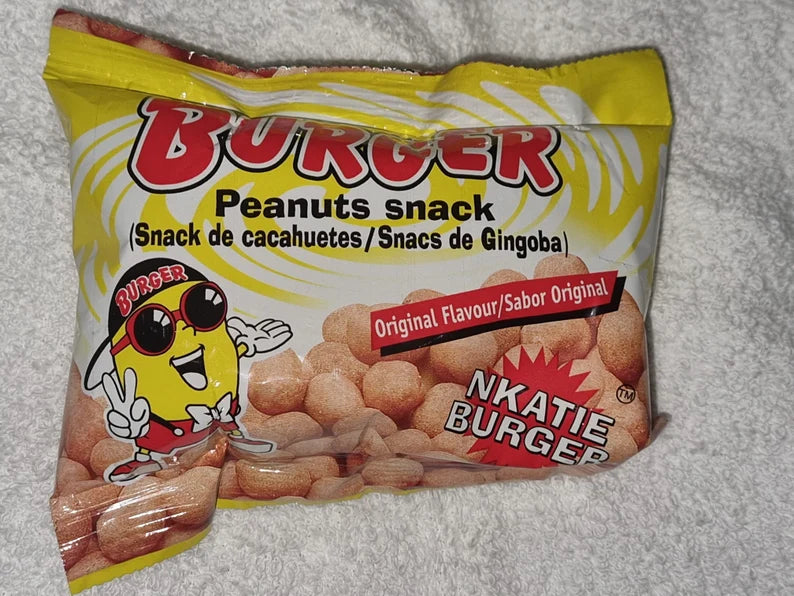 NKATIE BURGER PEANUTS GHANA NIGERIAN SNACK (PACK OF 12) (0.92LBS) image 3
