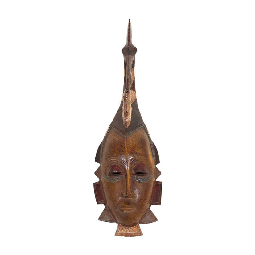 EXTRA LARGE IVORIAN GURU MASK - 25-35" (0.5LBS) - STYLE 4 image