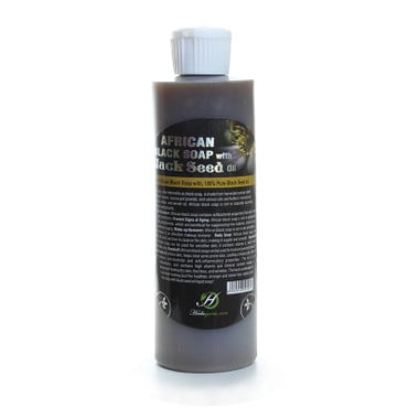 Black Seed Oil Liquid Black Soap: 8 oz image 0