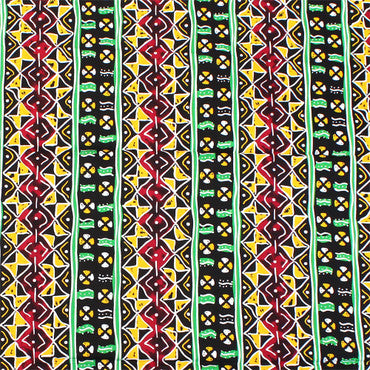 African Print Rasta Fabric 6 Yds image 0