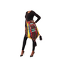 DELUXE TUAREG LEATHER FRINGED HANDBAG (1.23LBS) image 0