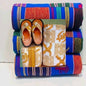 AFRICAN CLOTH WITH NATIVE SANDALS (4.4LBS) image 0