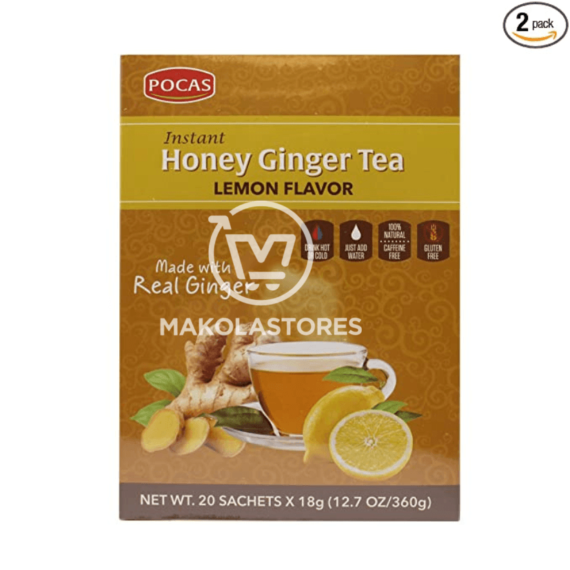 POCAS HONEY GINGER TEA LEMON FLAVOR (0.79LBS) image 0