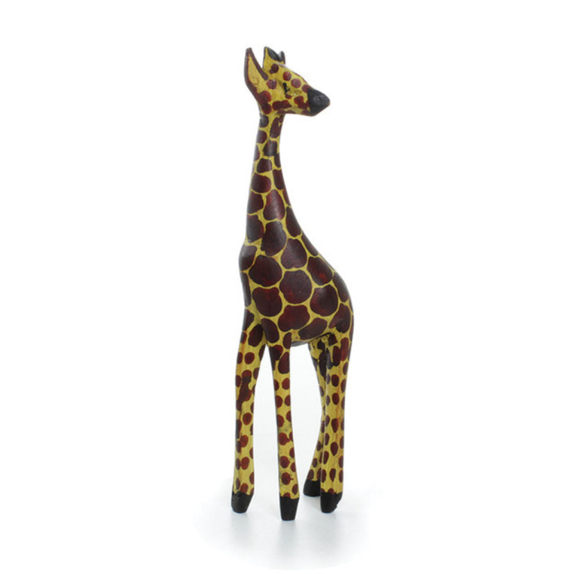 8" WOOD GIRAFFE image 0