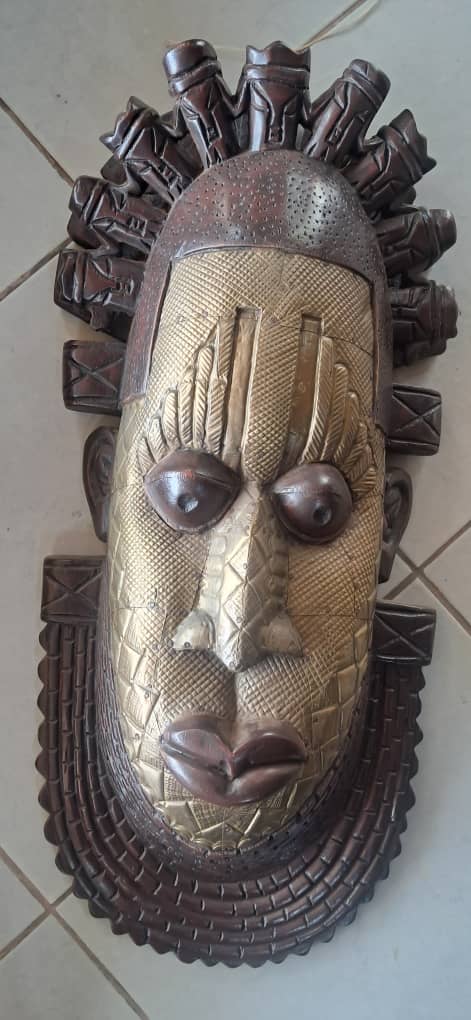 African traditional face tag mask image 0