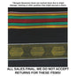 DAMAGED Kente Fabric #4 BLACK - 6 Yds image 0