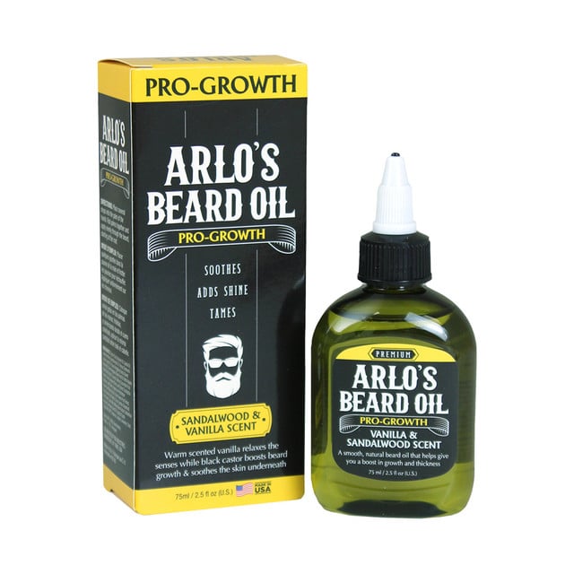 PRO-GROWTH BEARD OIL: SANDALWOOD/VANILLA (0.21LBS) image 0