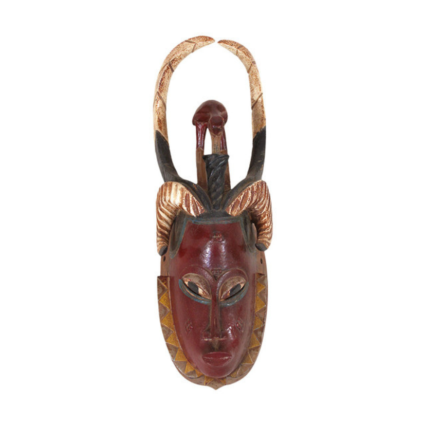 LARGE IVORIAN GURU MASK (0.5LBS) - STYLE 8 image