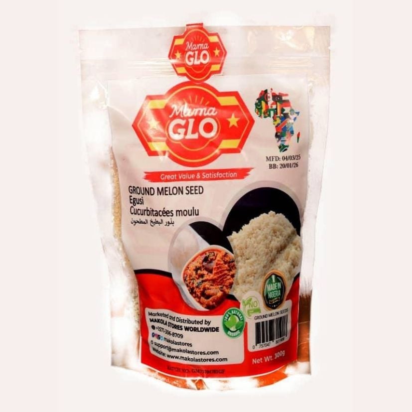 Mama Glo - Ground Melon Seed/ Egusi (Soup Thickener) (300g) image 0