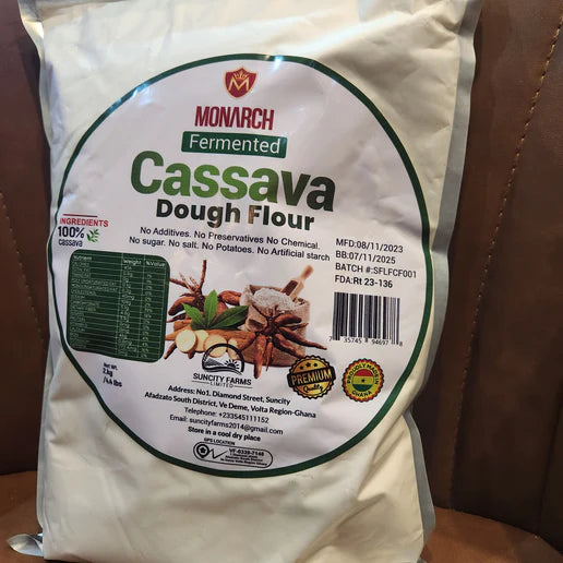 100% FERMENTED CASSAVA DOUGH FLOUR(2KG) image 0
