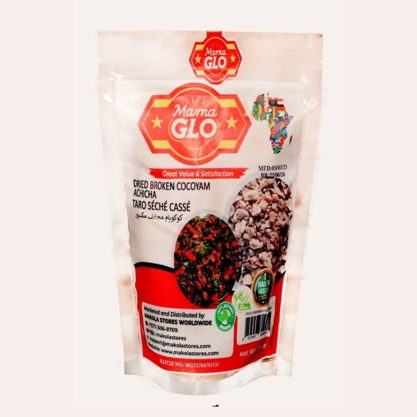 Mama Glo - Dried Broken Cocoyam / Achicha Ede (250g) image 0