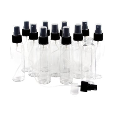 4 oz. Plastic Bottles w/Atomizer - 12 pk image 0