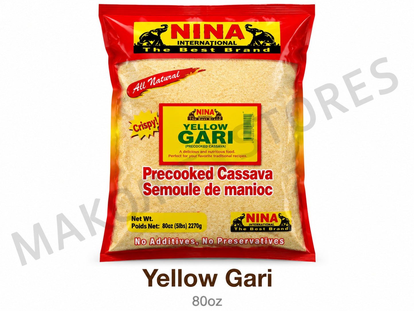 Nina yellow gari 80oz image 0