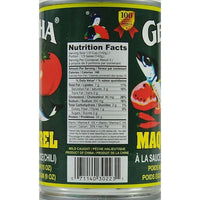 GEISHA MACKEREL IN TOMATO SAUCE WITH CHILI (0.94LBS) image 1