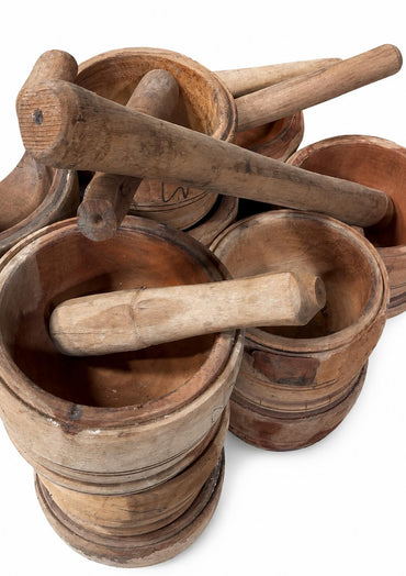 AFRICAN HANDMADE MORTAR FOR POUNDING. image 1