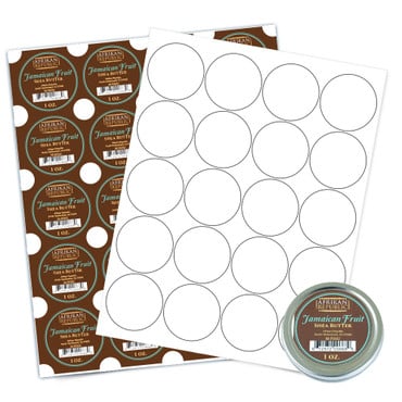 100 2" Glossy Circle Laser Print Labels image 0