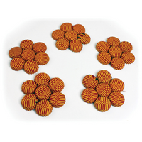 AFRICAN-MADE KENTE COASTER SET (SET OF 5) (0.2LBS) image 3