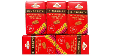 50g ( Middle Size) Golden Tree Milk Chocolate Kingsbite – 40% Ghana Cocoa image 1