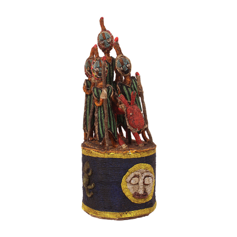 YORUBA CHIEF CORONATION CROWN (10.0LBS) - STYLE 2 image