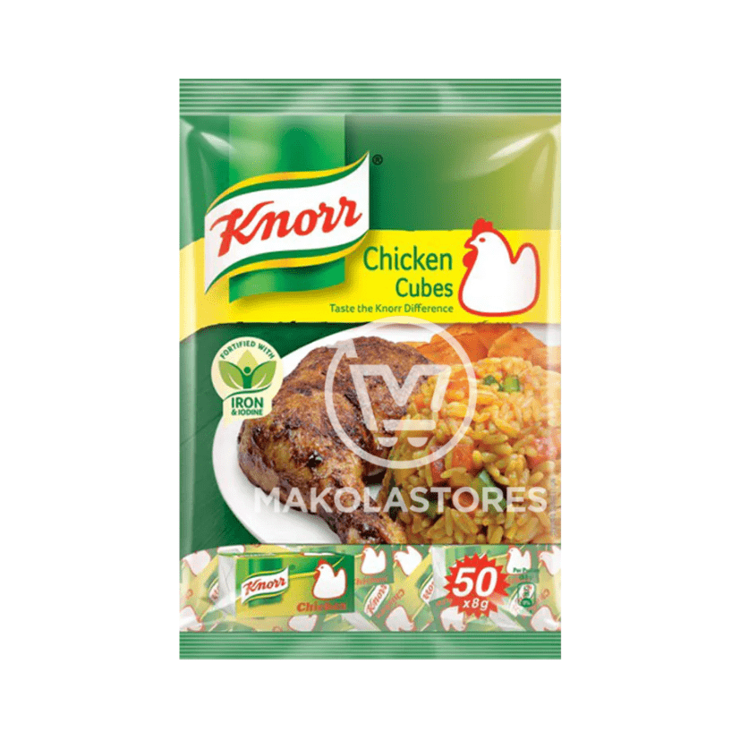 KNORR CHICKEN CUBES (50 CUBES PER BAG 0.89LBS) image 0