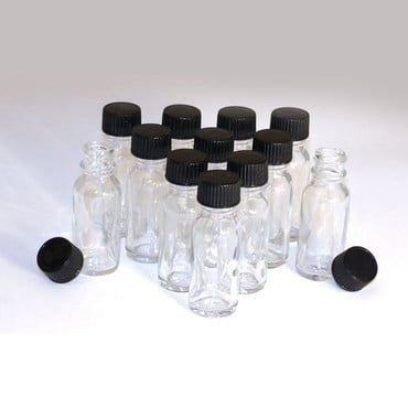 ½ oz. Boston Round Bottles - Set Of 12 image 0