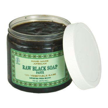 Ghanaian Raw Black Soap Paste - 16 oz. image 0